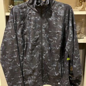 NWT WOMEN'S TEK GEAR PERFORMANCE JACKET in SLATE SHAPES PRINT SIZE XXL